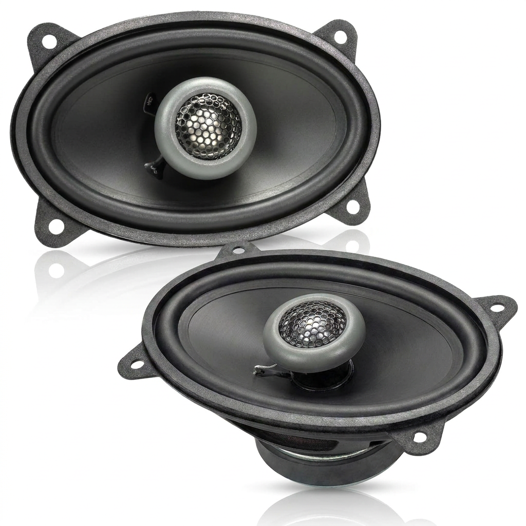 MB Quart Formula 2 Way Coaxial 90W 4 x 6 Inch Car Speakers with 4 Ohms(Open Box)