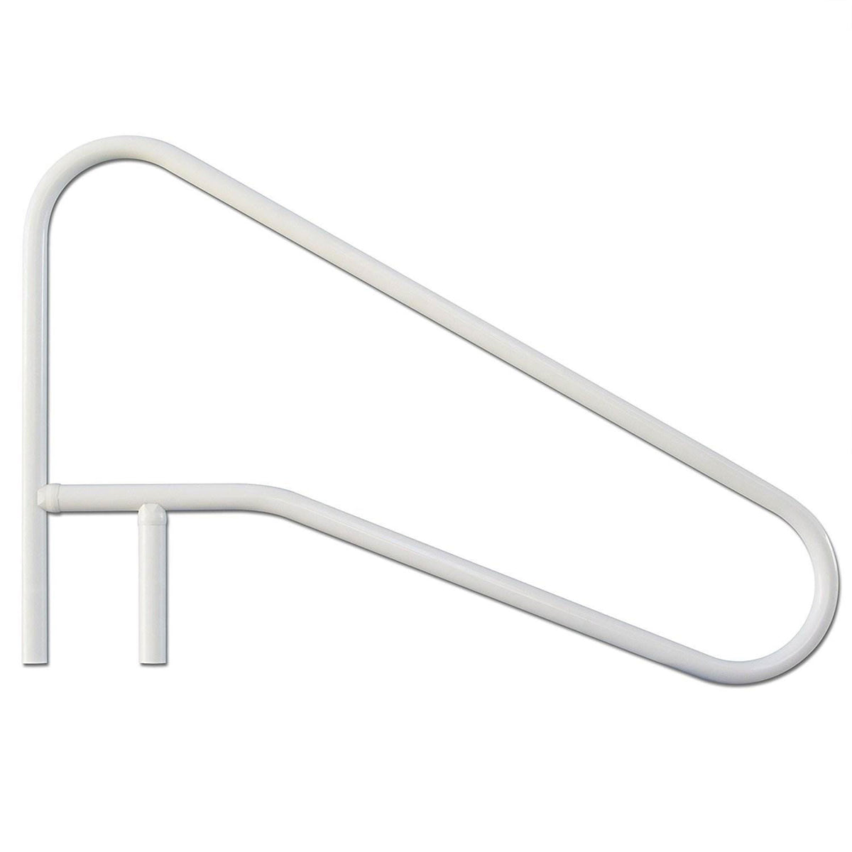 Saftron 3 Bend Weather Resistant In Water Polymer Handrail, White (Damaged)