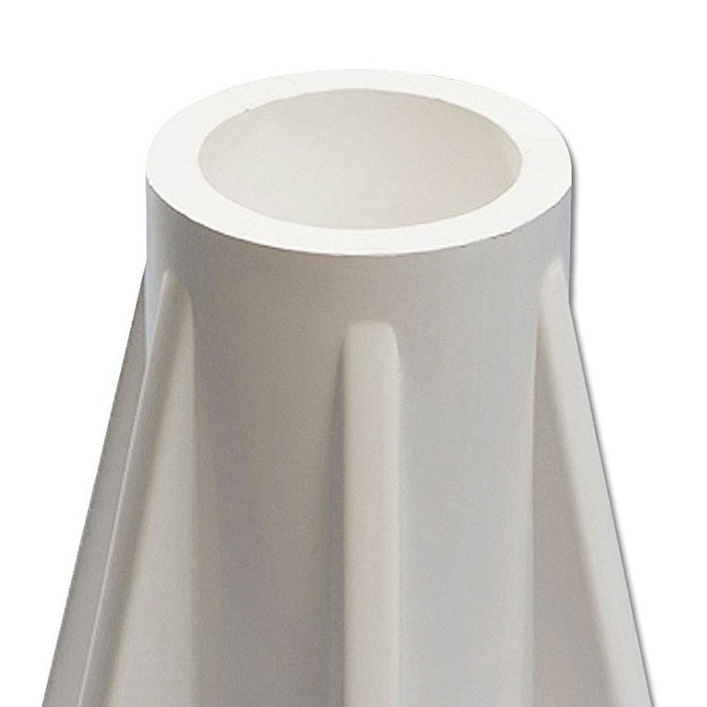 Saftron 3 Bend Pool Handrail, White & 6 Inch Rail Surface Mounting Base, 2 Pack - VMInnovations