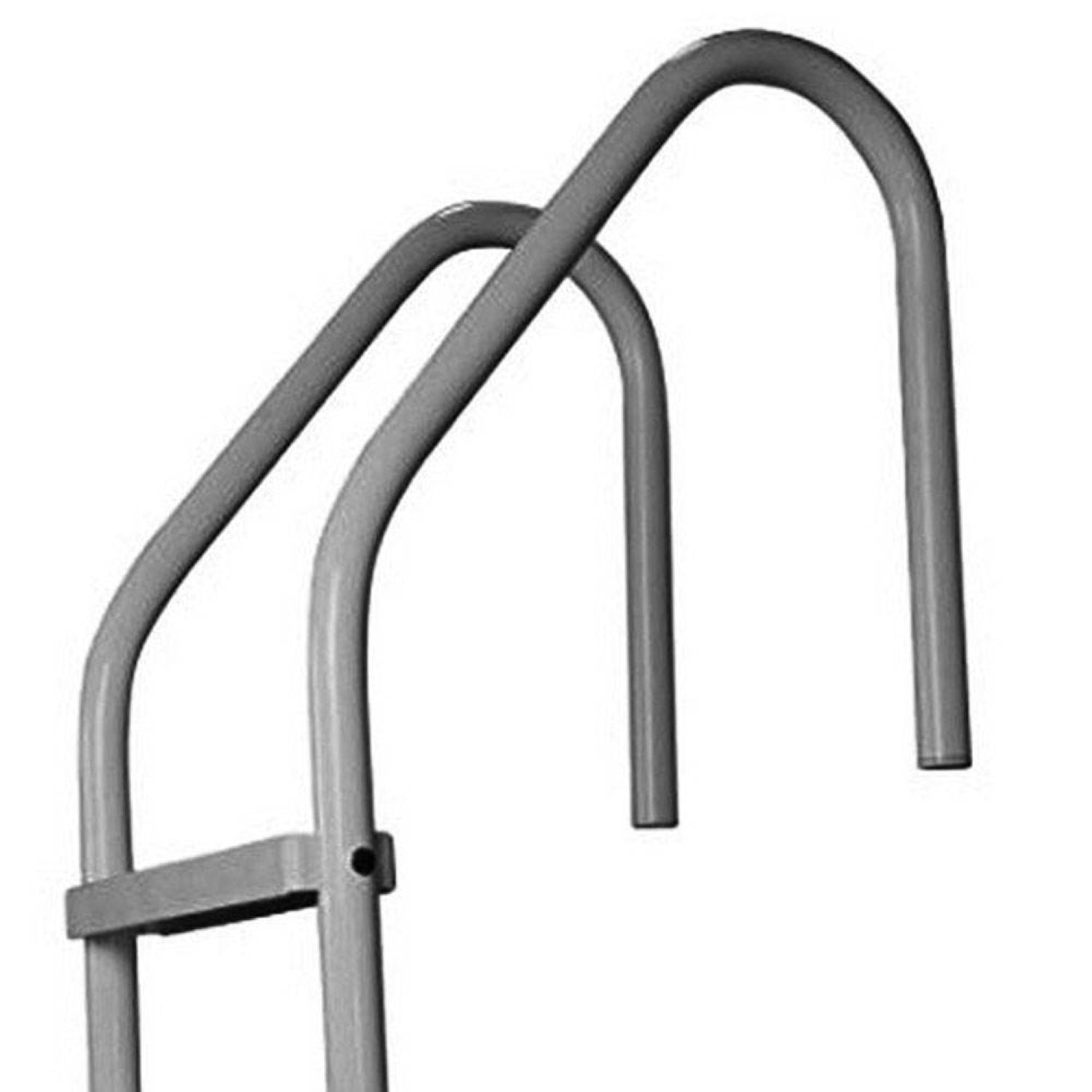 Saftron 3 Step Polymer Finish Inground Pool Ladder, Graphite Gray (Used) - VMInnovations