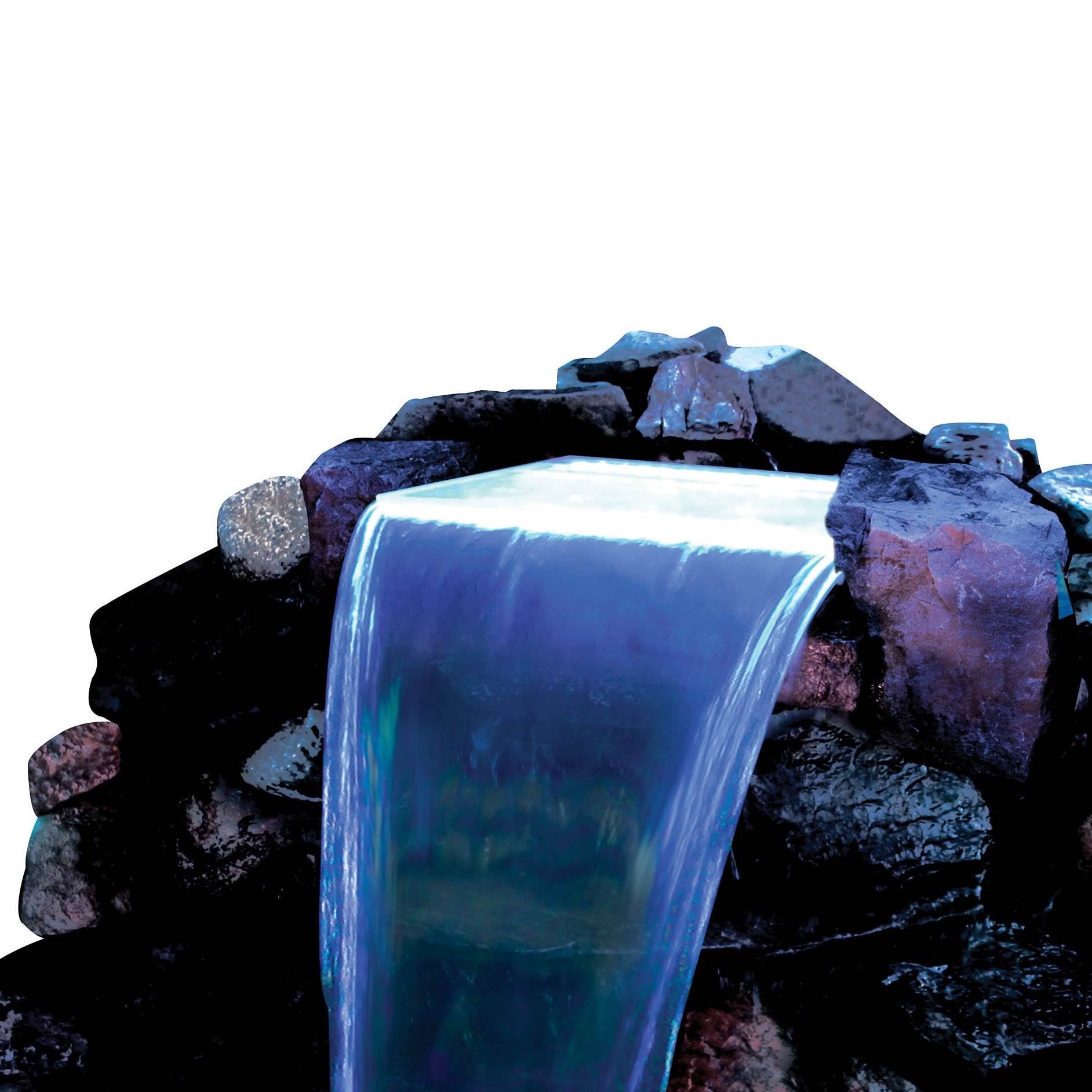 Gard'n Wise Danner Manufacturing Swimming Pool Waterfall Blue LED Light Spillway