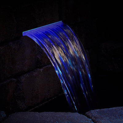 Gard'n Wise Danner Manufacturing Swimming Pool Waterfall Blue LED Light Spillway
