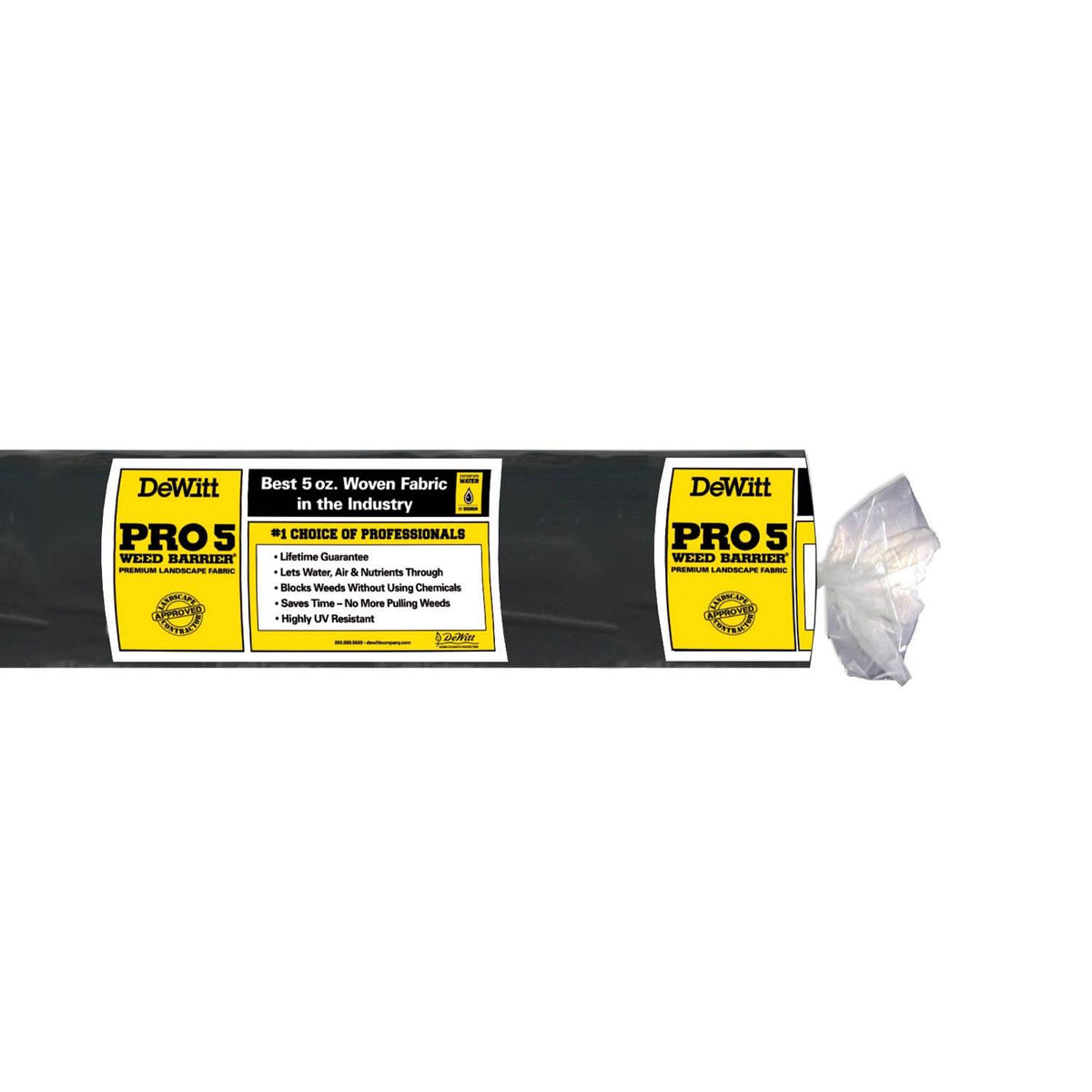 DeWitt P3 Pro 5 Commercial Landscape 5-Oz Weed Barrier Fabric, 3 x 250' (3 Pack)