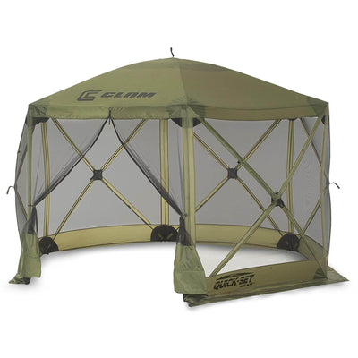 Clam Quick Set Escape Portable Camping Outdoor Gazebo Canopy Screen (Used)