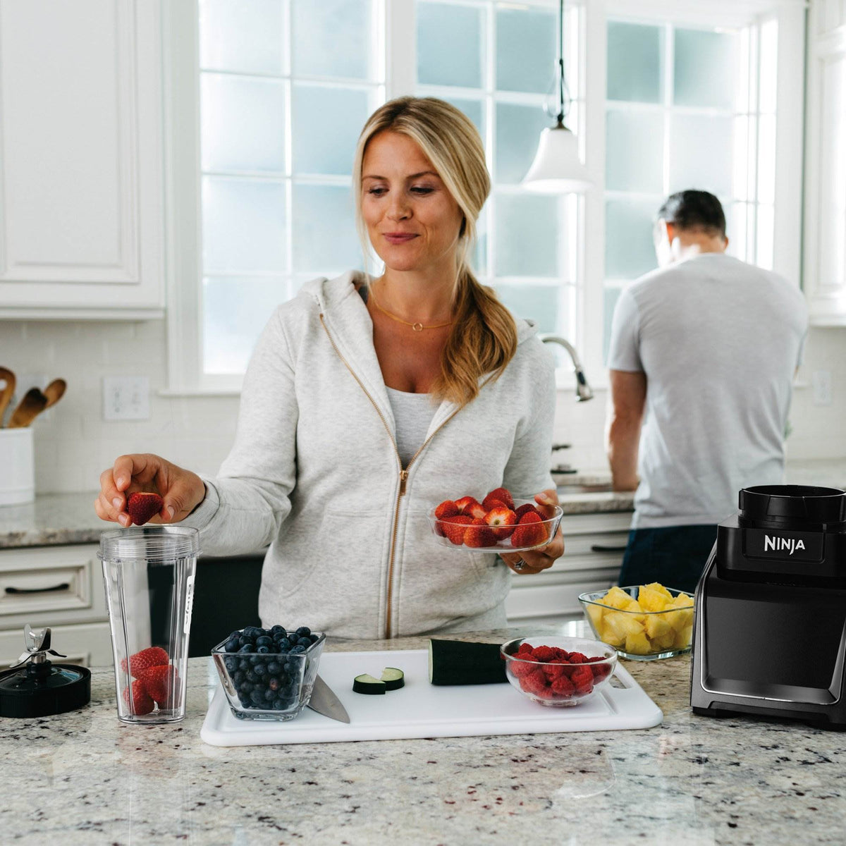 Ninja Intelli-Sense Blender Duo 72 Ounce Kitchen System (Open Box)