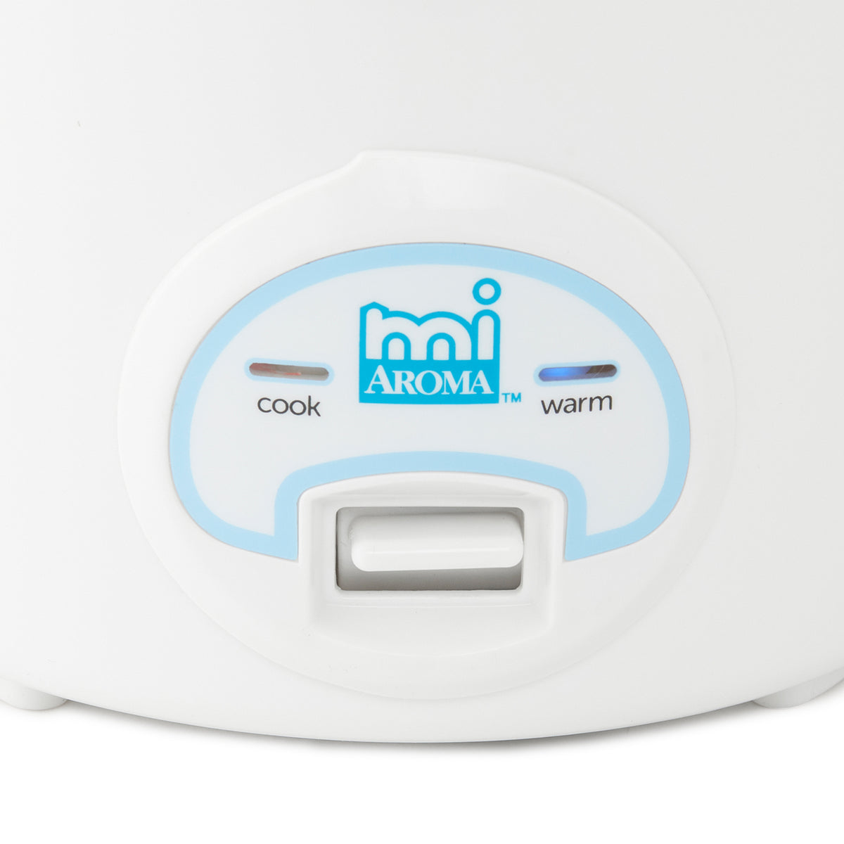Aroma miAroma Mini Digital 3 Cup Dishwasher Safe Rice Cooker, Blue (Used)