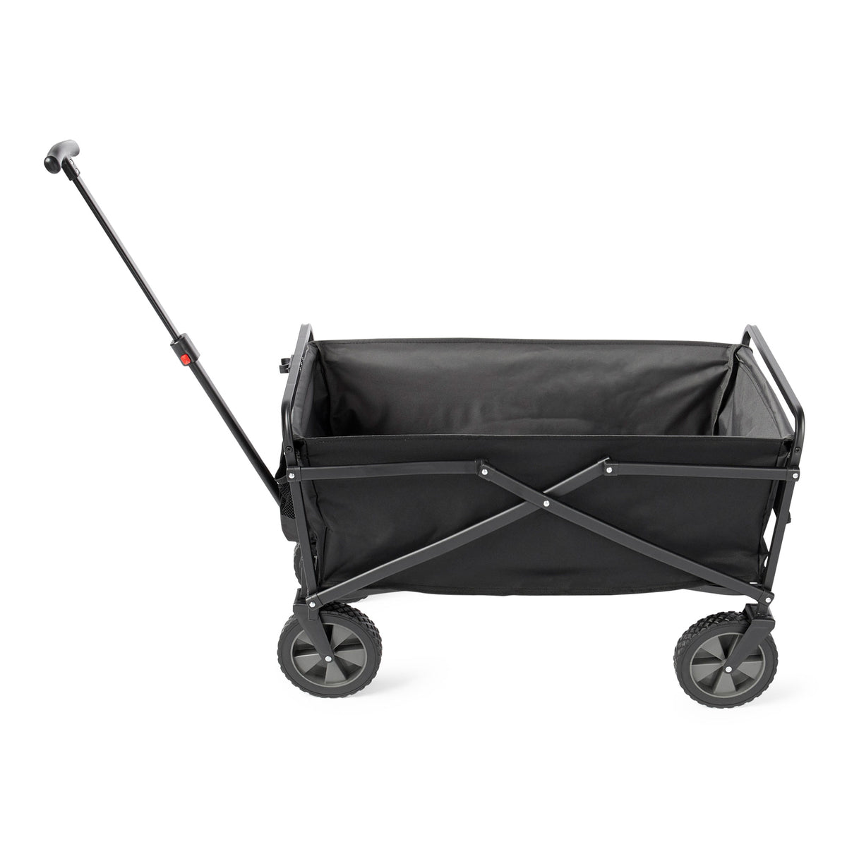 Seina Manual 150 Pound Capacity Folding Utility Cart, Black/Gray (For Parts)
