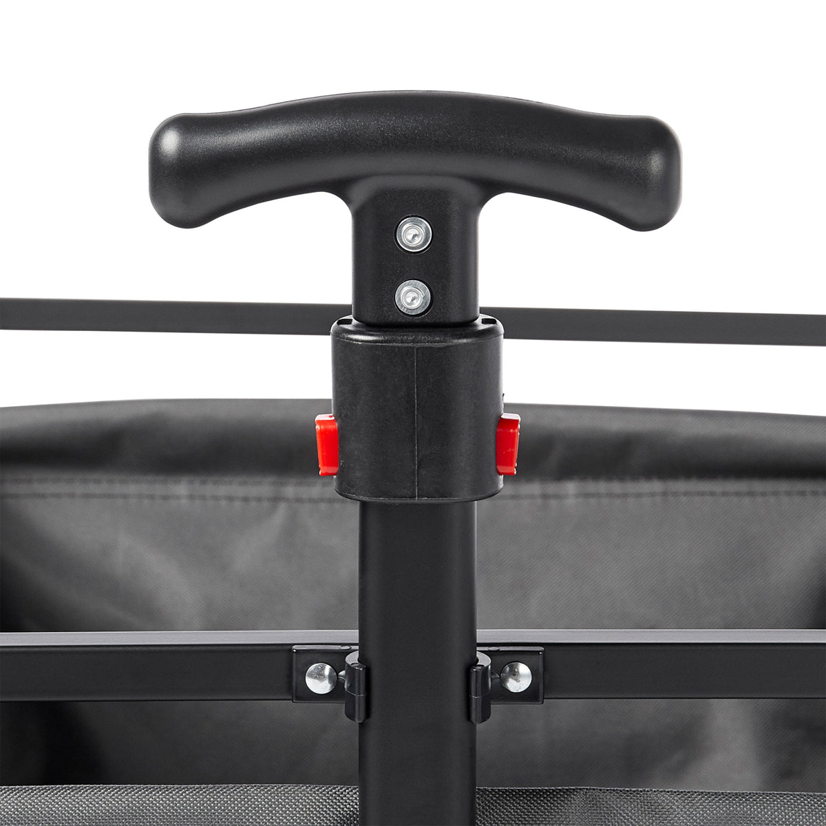 Seina Manual 150 Pound Capacity Folding Utility Cart, Black/Gray (For Parts)