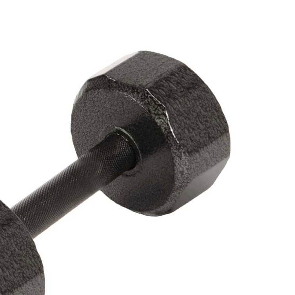 Marcy Pro TSA Hex 8 Pound Home Gym Iron Free Weight Single Dumbbell, Black (1)