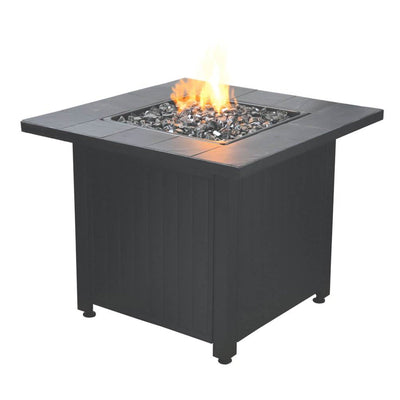 Endless Summer 30,000 BTU Liquid Propane Outdoor Fire Table, Black - VMInnovations