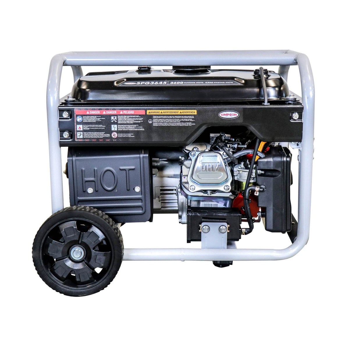 Simpson SPG3645 3,600 Watt 224cc Start Portable Generator Series (For Parts)