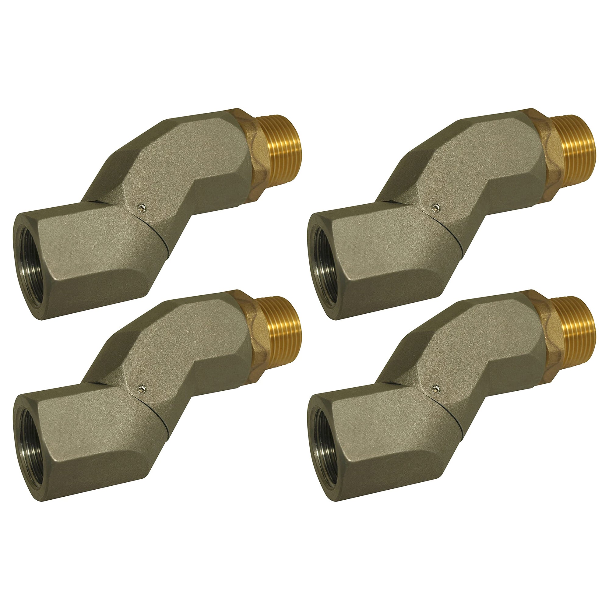 Apache 1-Inch Male Pipe Thread x 1-Inch Female Pipe Thread Fuel Swivel (4 Pack)
