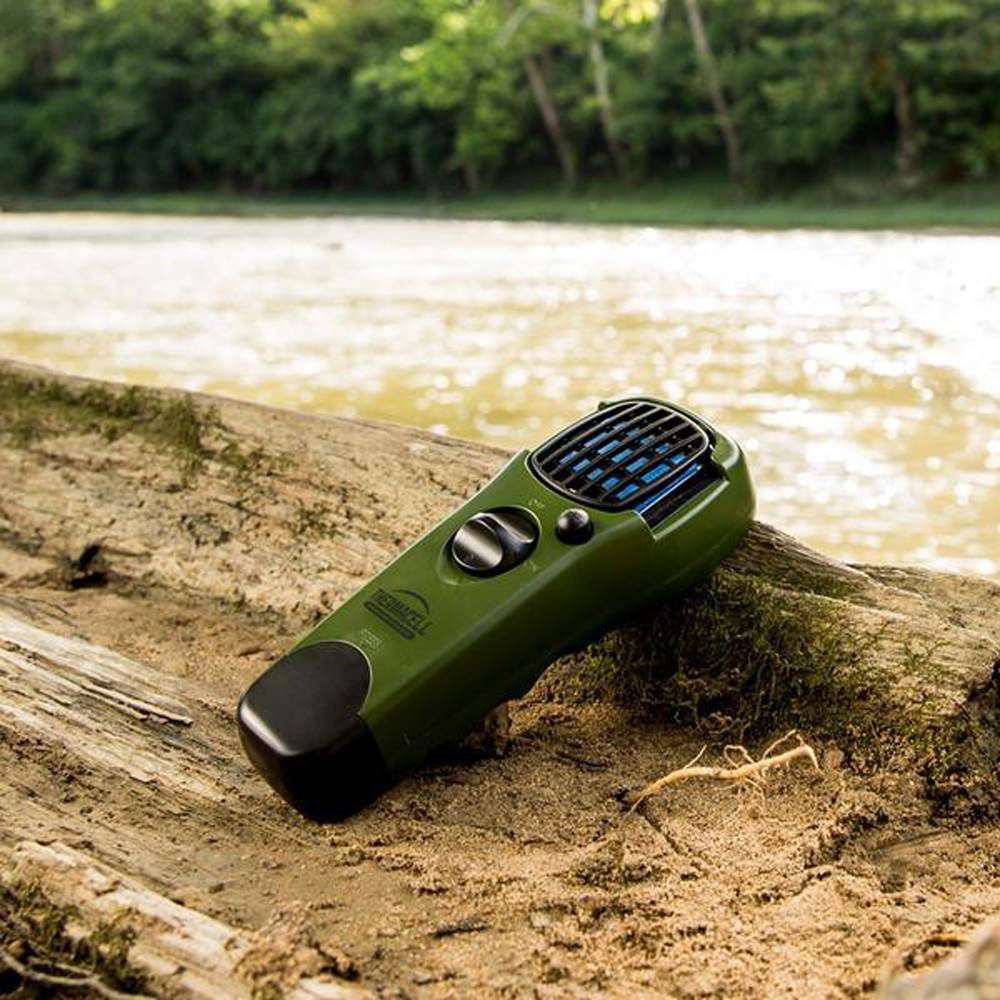 Thermacell Portable Mosquito Repellent with Mats and Cartridge, Olive (Open Box)