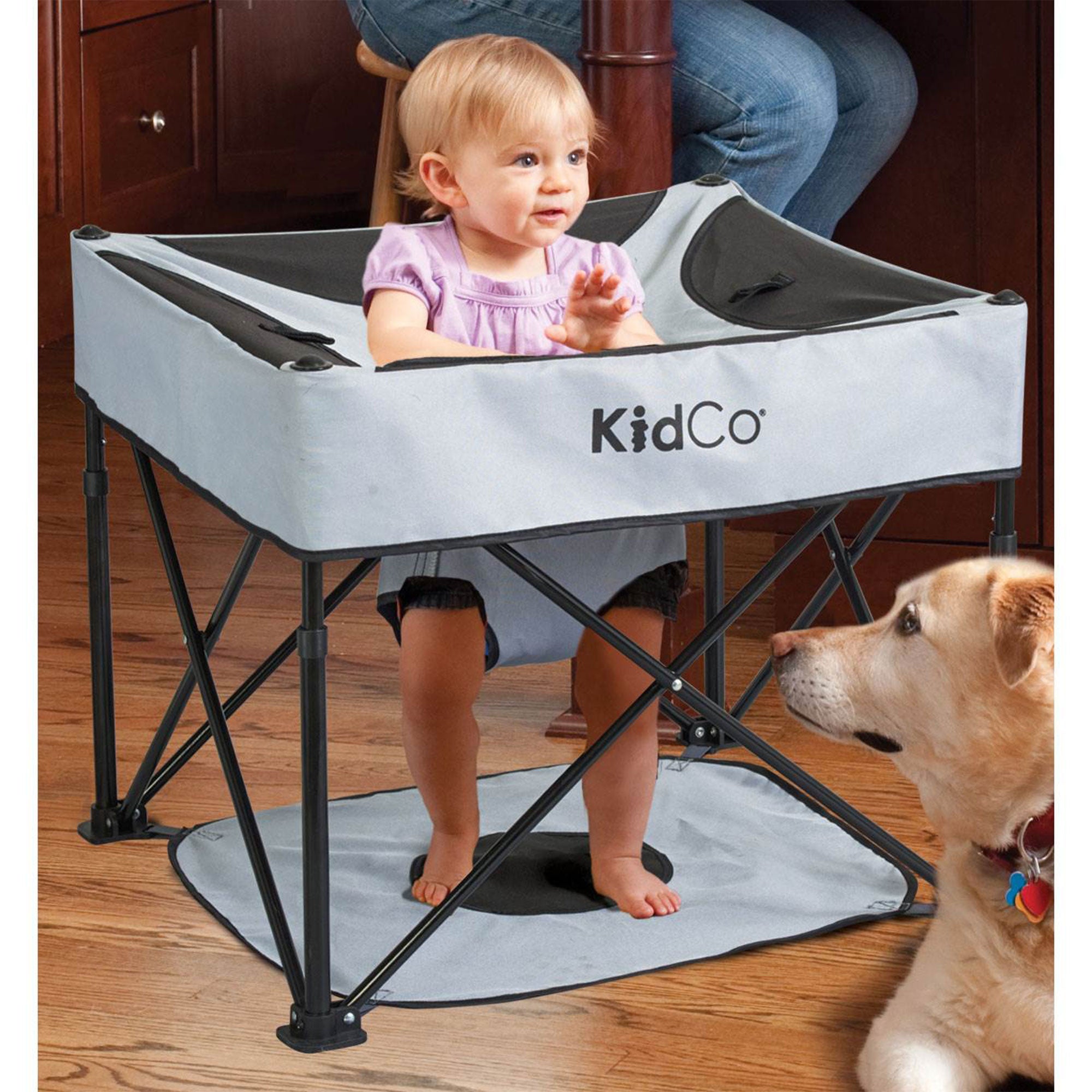 GoPod Adjustable Height Travel Activity Seat with Cupholder (Open Box) - VMInnovations