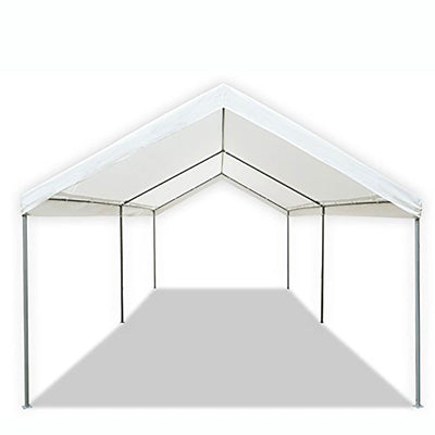 Caravan Canopy Domain 10 x 20 Foot Straight Leg Instant Tent Set, White (Used)