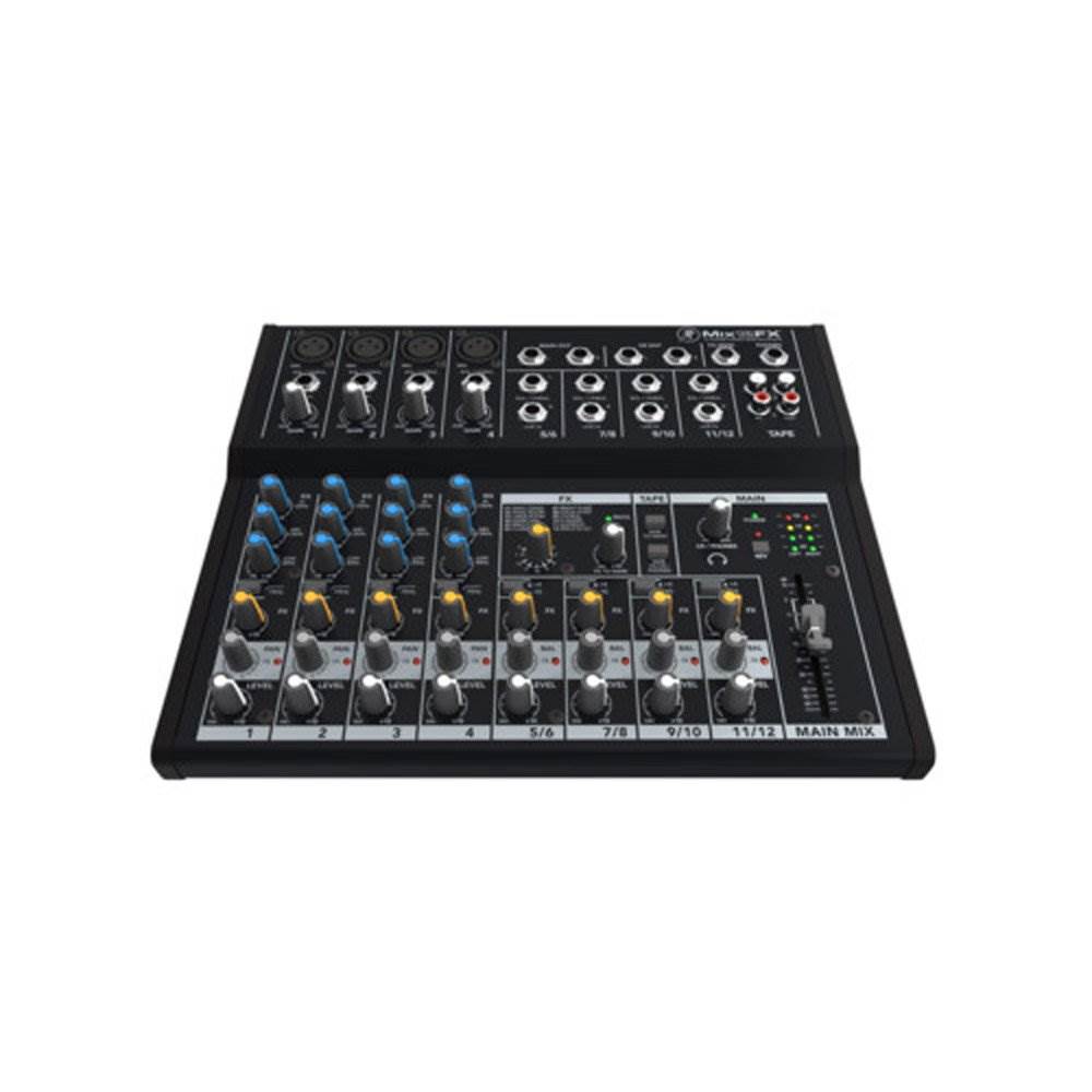 Mackie MIX Series 12 Channel Compact DJ Mixer w/ Effects, Black (Open Box)