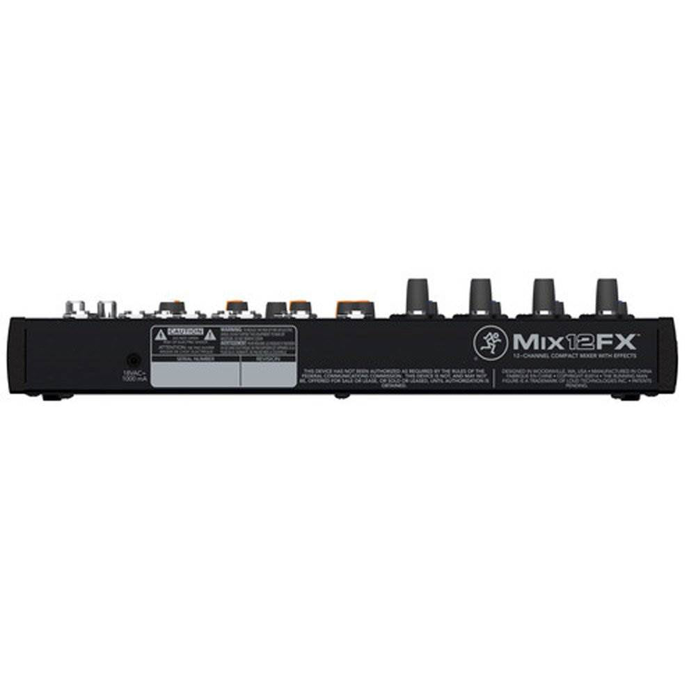 Mackie MIX Series 12 Channel Compact DJ Mixer w/ Effects, Black (Open Box)