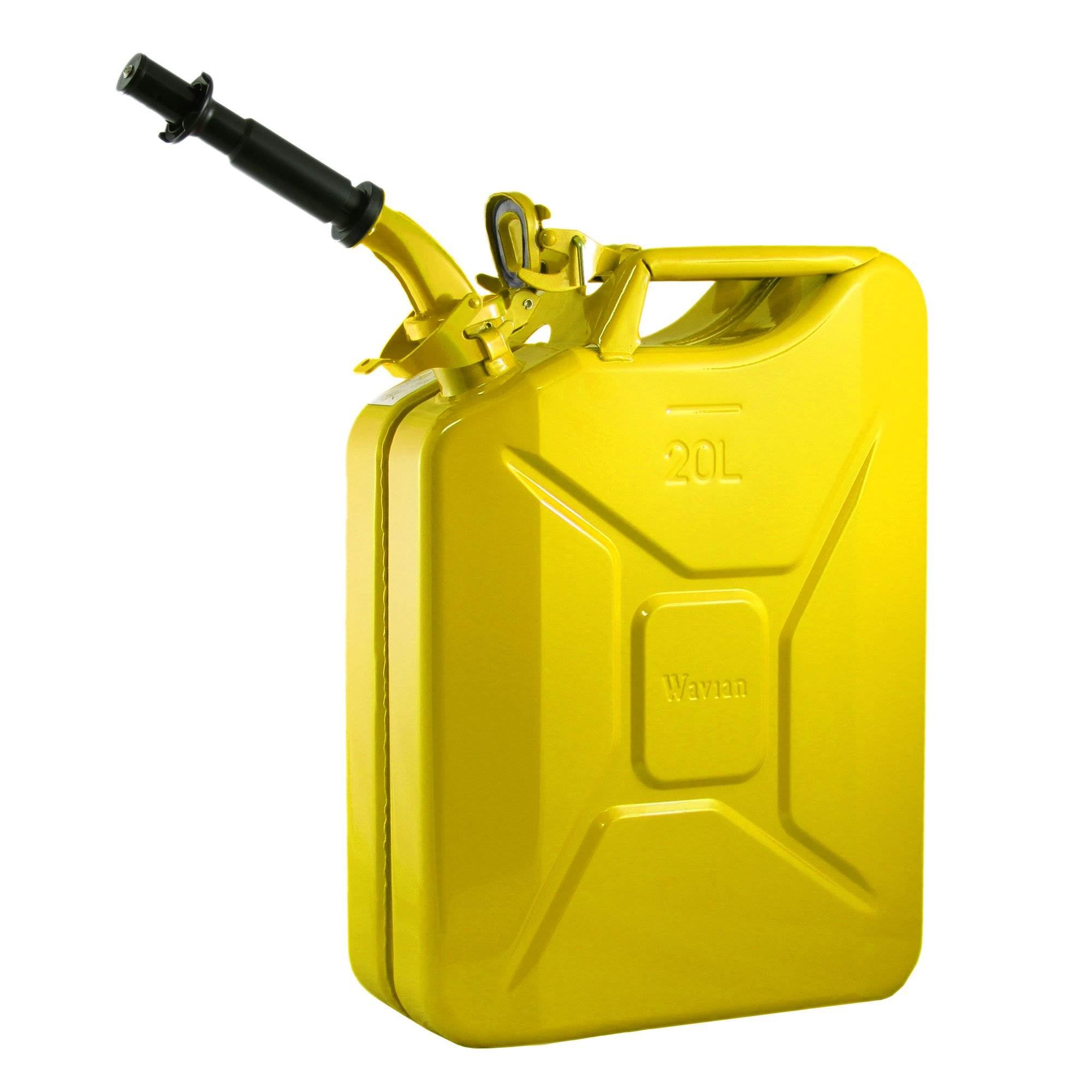 Wavian 5.3 Gallon Jerry Can w/ Spout & Wavian 5 Gallon Jerry Can Mounting System