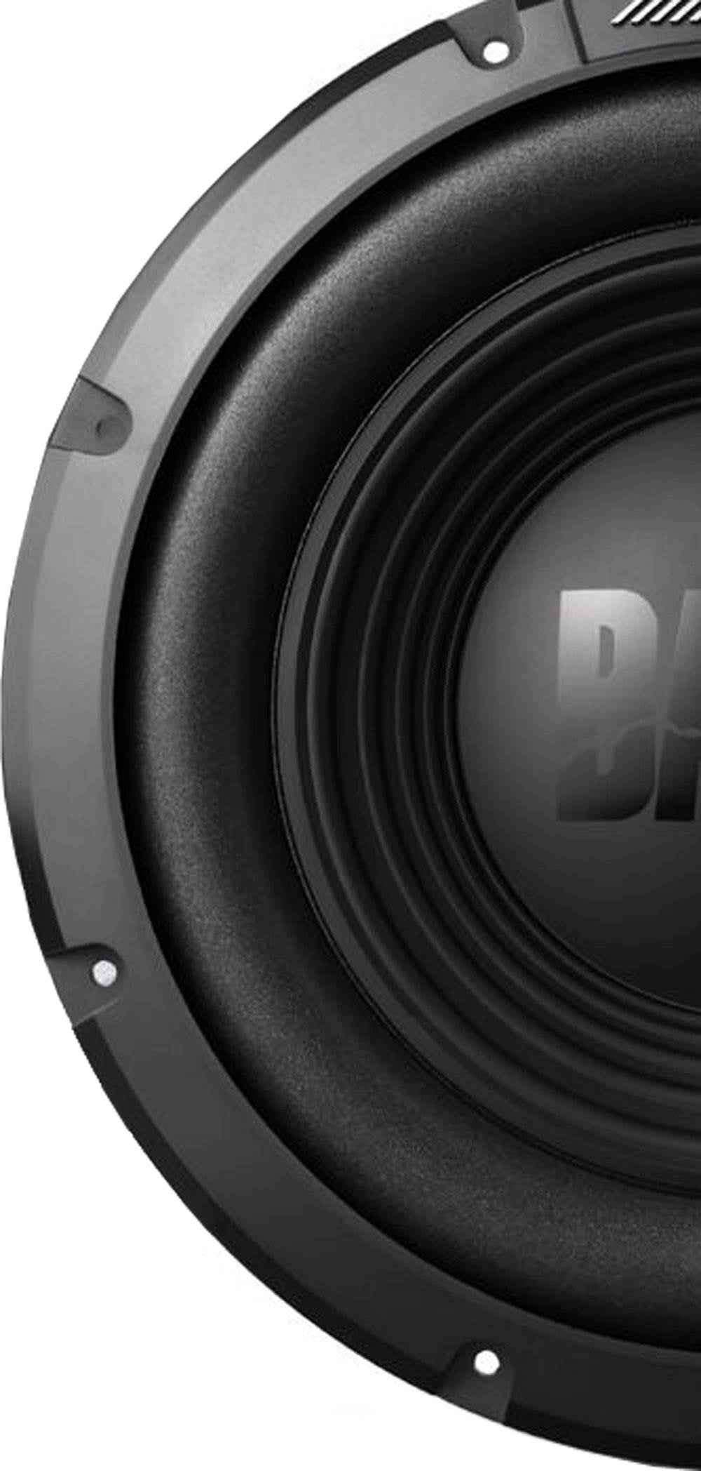 Alpine BassLine 10" 750W 4-Ohm Subwoofer (Pair) with Box, Mono Amp & Wiring Kit