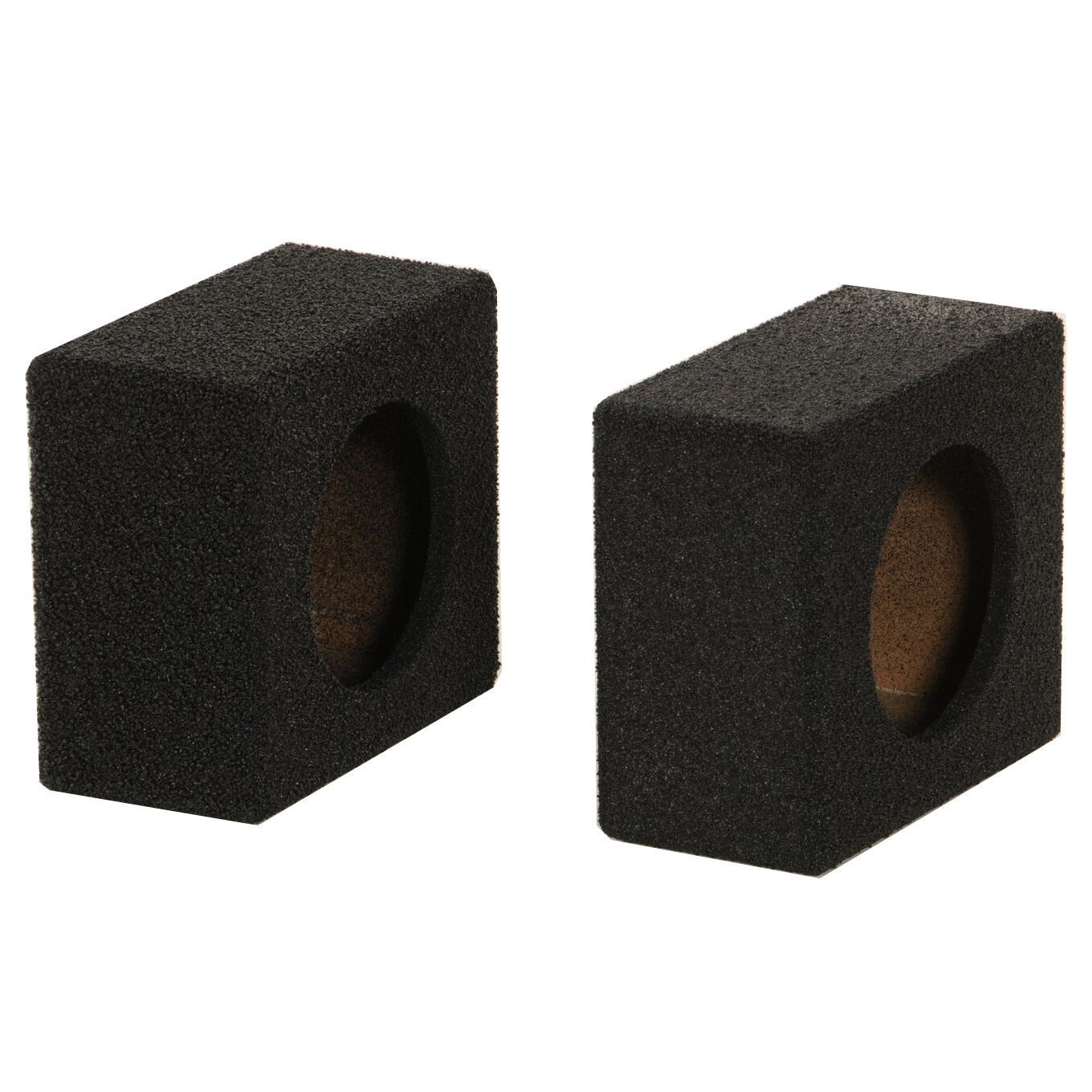 QPower QBomb QBTW6.5 Single 6.5" Bedliner Spray Car Speaker Enclosures (8 Pack) - VMInnovations