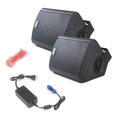 Pyle Wall Mount 6.5-Inch Bluetooth Indoor & Outdoor Speaker System (2 Pack)