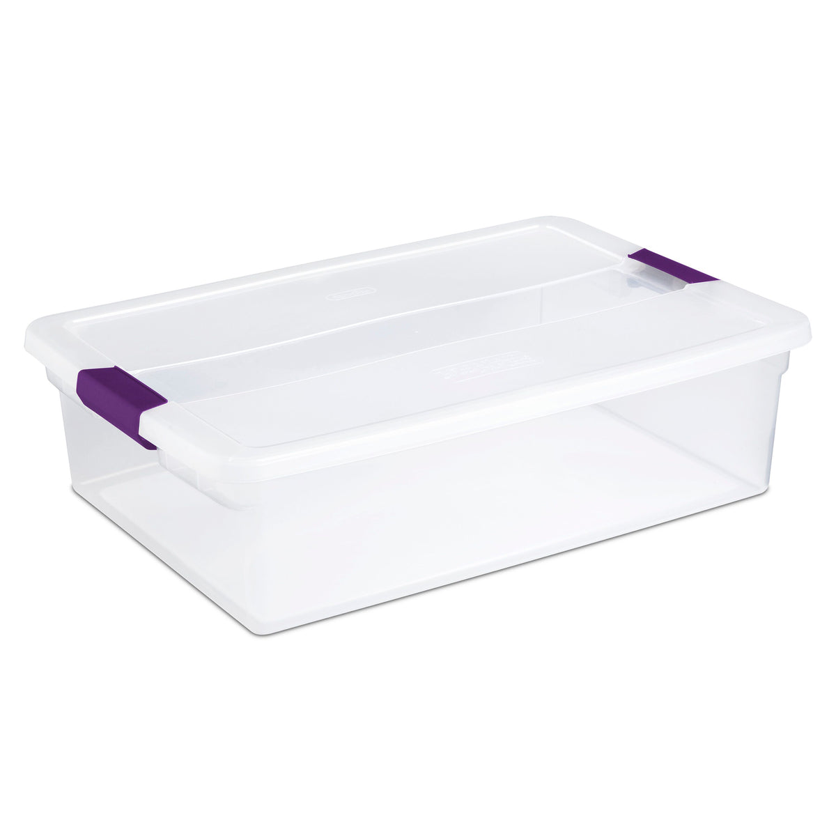 Sterilite 32 Quart Clear View Latch Lid Stackable Storage Container (Open Box)