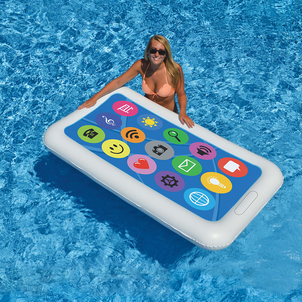 Swimline Smart Phone Float Inflatable Adult Swimming Pool Water Raft (Open Box)