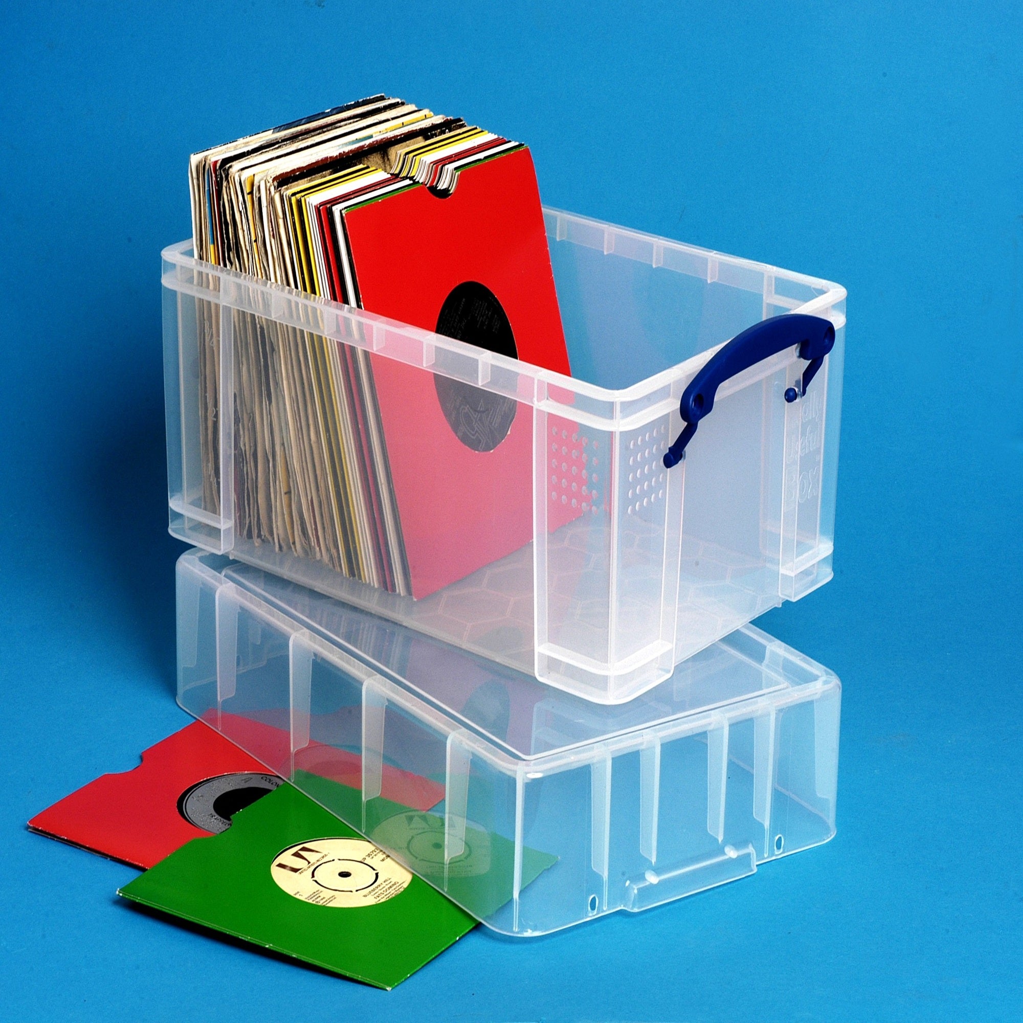 Really Useful Box 9 Liters Transparent Storage Container with Snap Lid, 4 Pack - VMInnovations