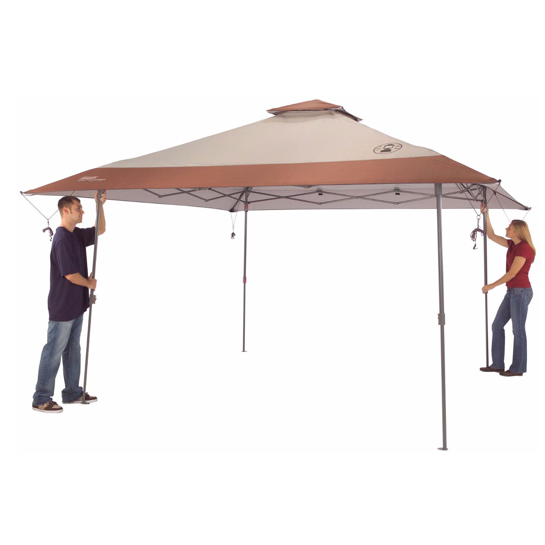 Coleman Camping Tailgating Eaved Instant Canopy Shelter | 13' x 13' (Open Box)