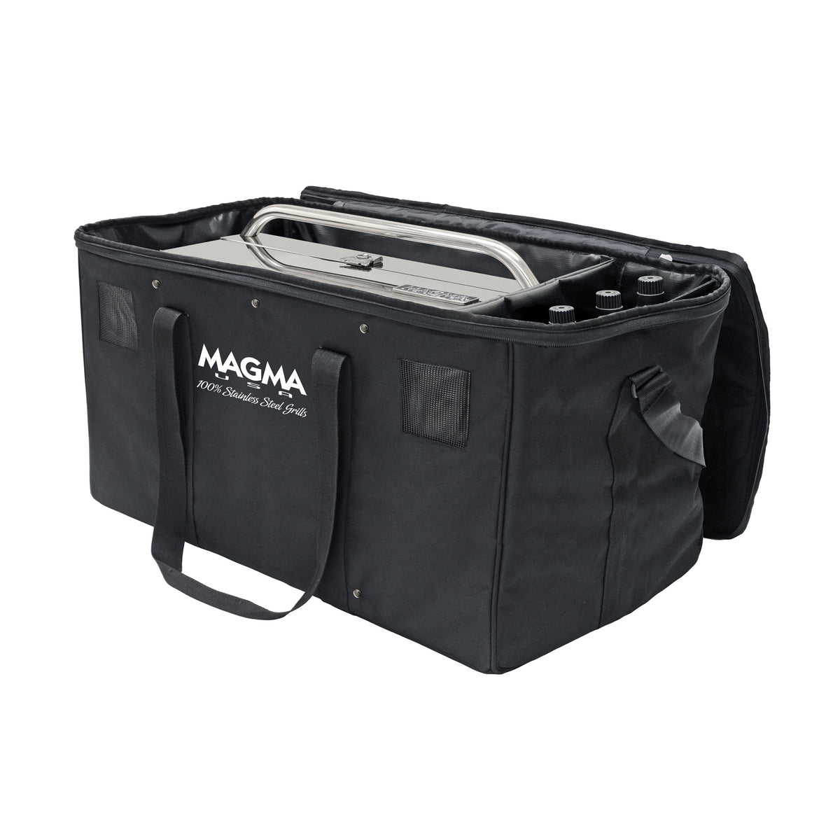 Magma Padded 12 x 18 Inch Rectangular Grill Gear Carrying Case, Black (Open Box)