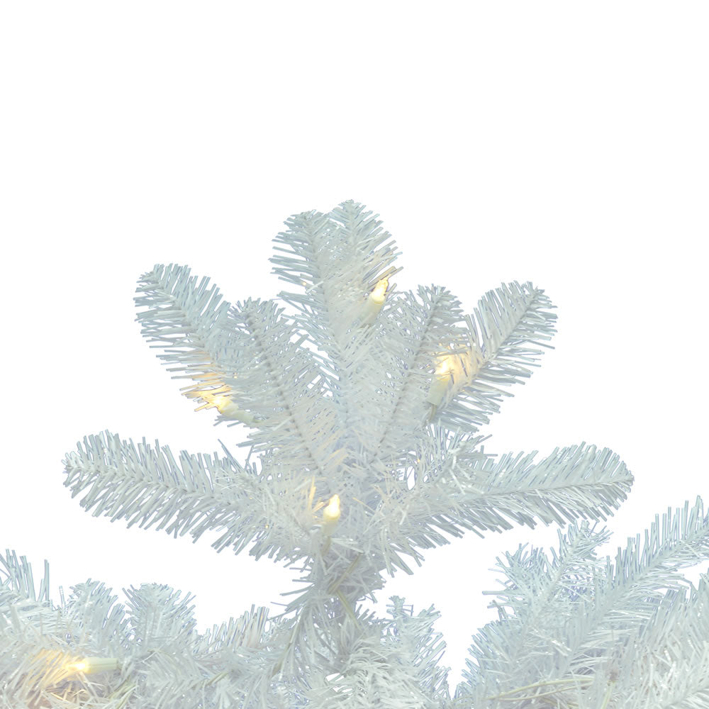Vickerman White Salem Pencil Pine 4.5' Artificial Pre Lit LED Tree (Open Box)