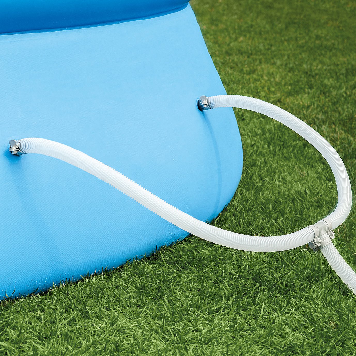 Intex 8'x2.5' Pool w/ Filter Pump, Filter Cartridge Replacement, & 8' Pool Cover - VMInnovations
