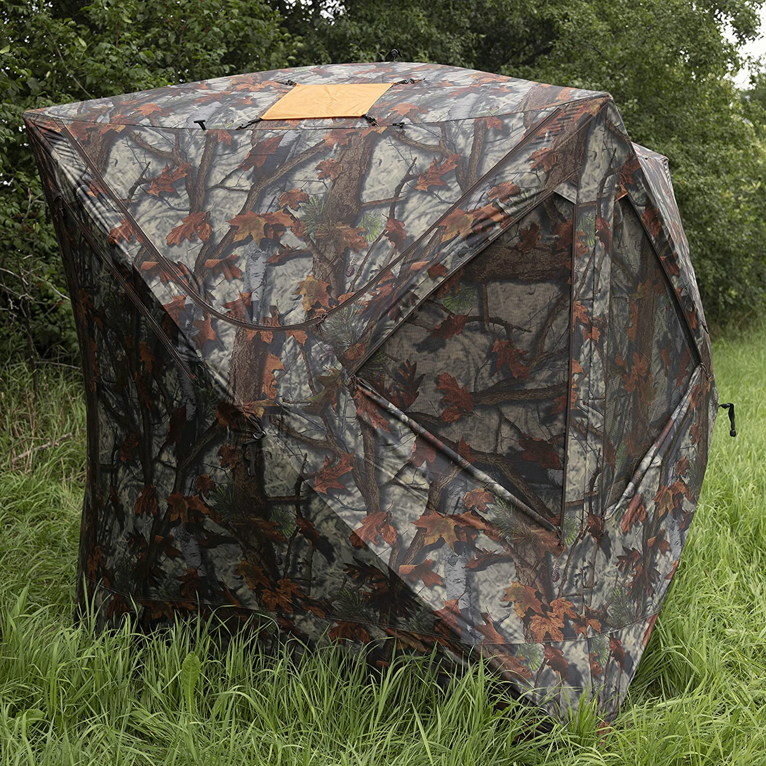 Barronett Blinds Tag Out Pop Up Hunting Blind, Bloodtrail Woodland (Open Box) - VMInnovations