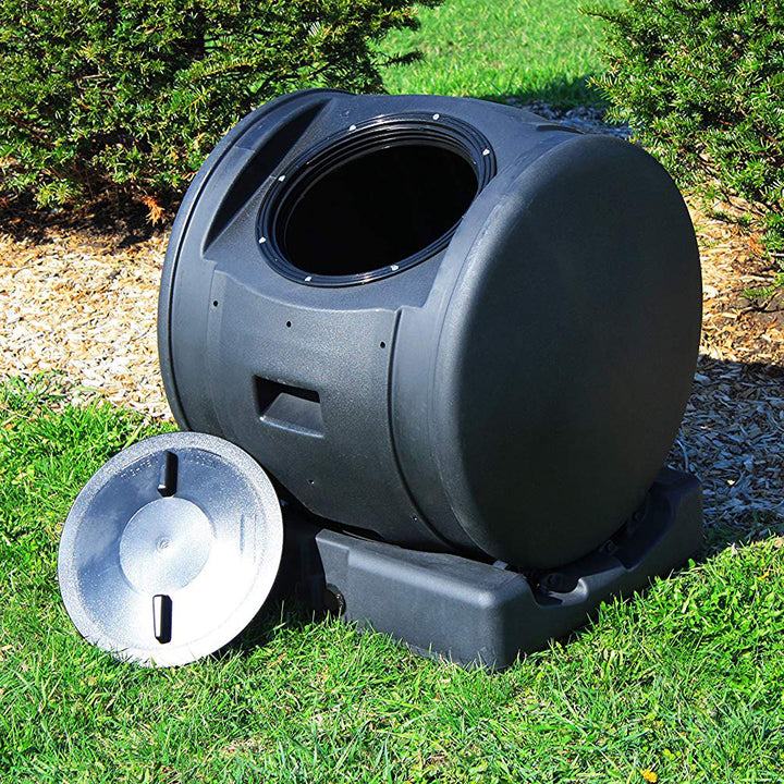 Good Ideas Plastic Outdoor 6.5-Cubic-Foot Compost Wizard EnviroTumbler Composter - VMInnovations