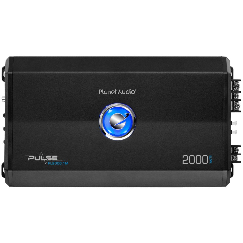Planet Audio 2000W Class A/B Mono Car Audio Stereo Amplifier PL2000.1M (4 Pack)
