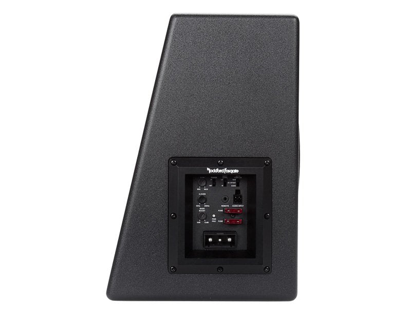 New Rockford Fosgate 10" 300 W Single Powered Subwoofer Sub Enclosure (4 Pack)