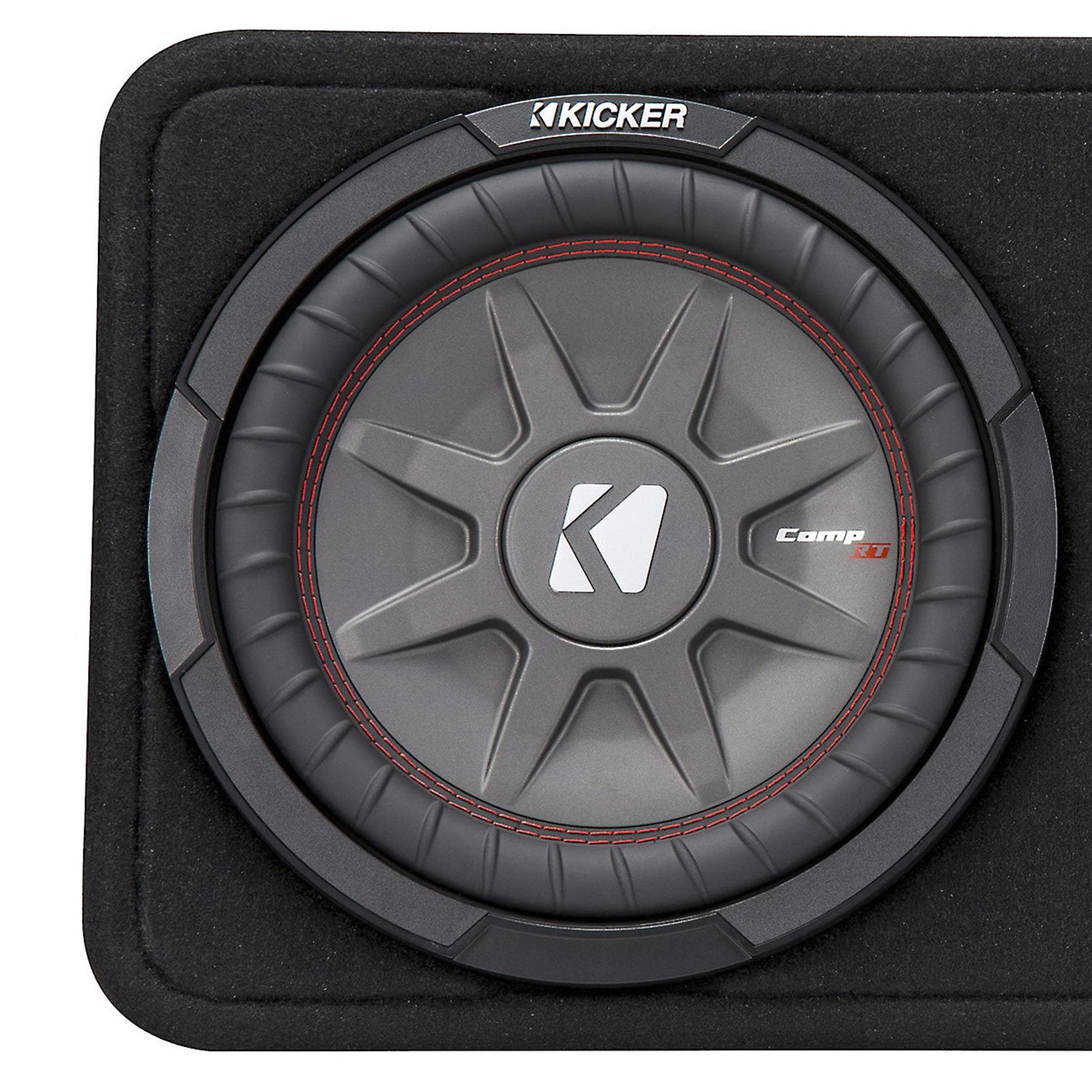 Kicker 800W Dual 10" 4-Ohm Shallow Sealed Loaded Subwoofer Enclosure (4 Pack) - VMInnovations