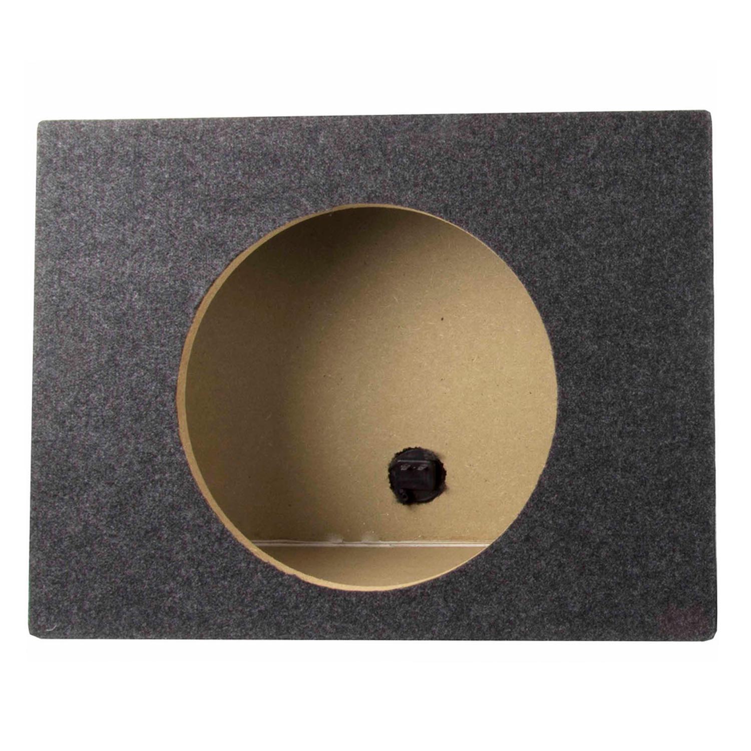QPower 12 Inch Single Slim Shallow Subwoofer Box and Pyle 1600 Watt Subwoofer
