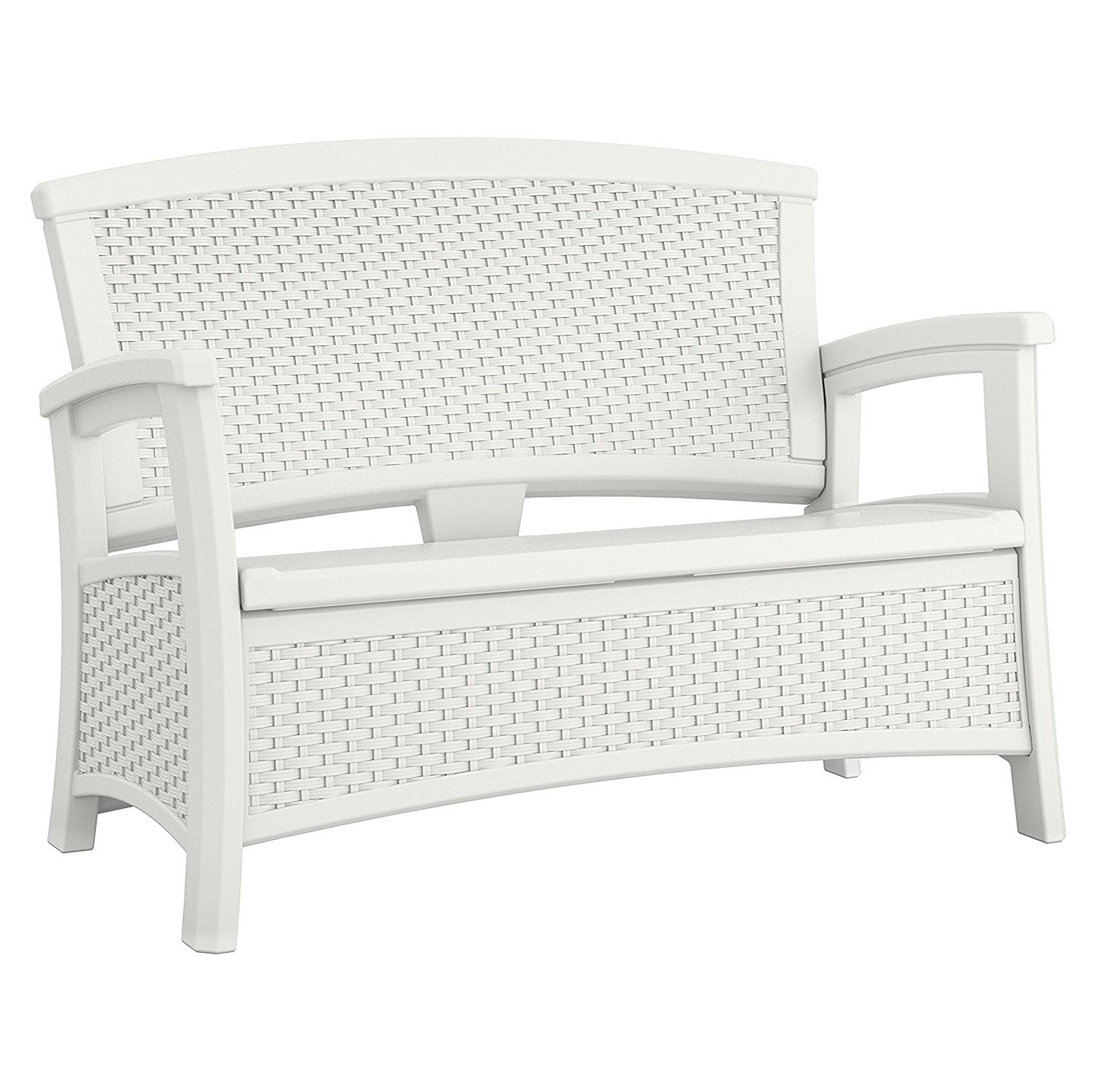 Suncast Patio Coffee Table, Loveseat w/ Storage, Club Chair w/ Storage (2 Pack) - VMInnovations