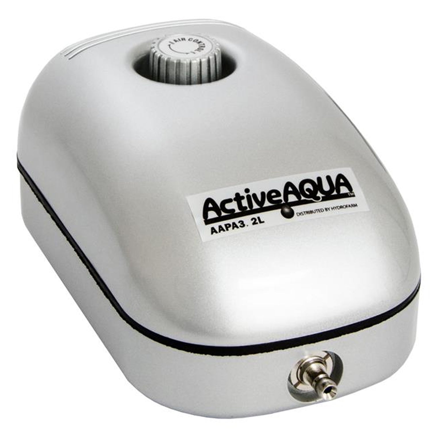 Active Aqua 2 Watt 3.2 LPM 50 GPH 120 Volt Outlet Aquaponics Air Pump (Open Box)