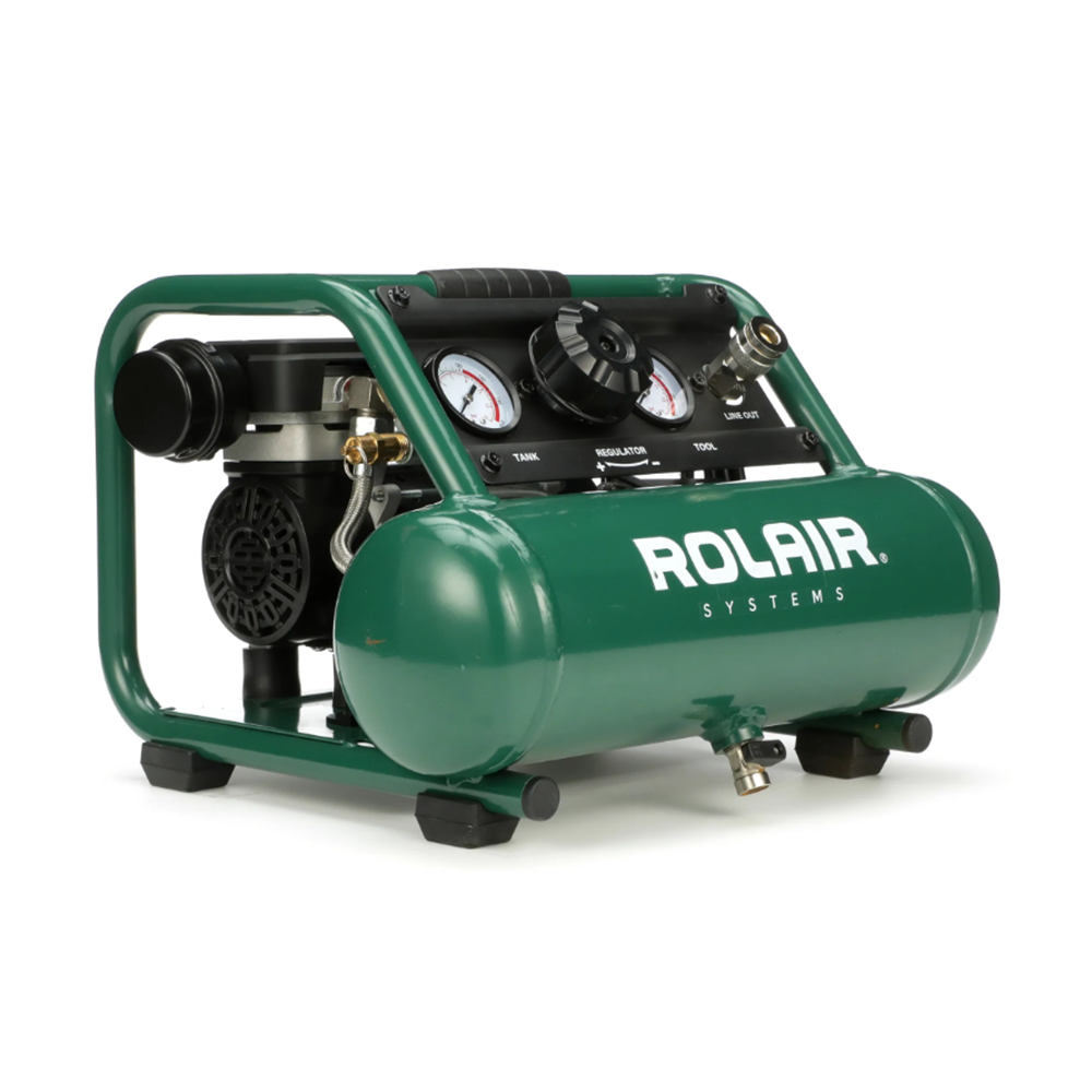 Rolair 1 Gallon 0.5HP 90 PSI Quiet Pump Electric Air Compressor (For Parts)