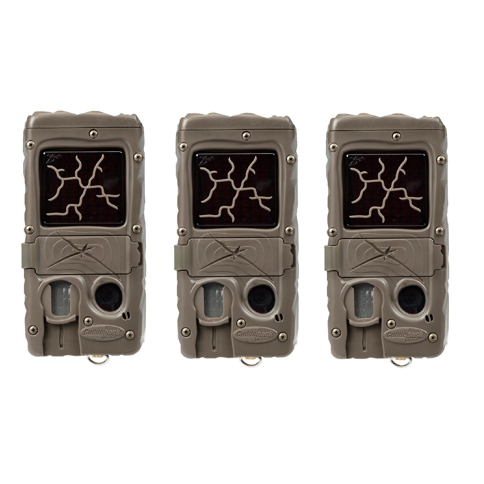 Cuddeback Dual Flash IR/Black Flash 20 MP Hunting Scouting Trail Camera (3 Pack)