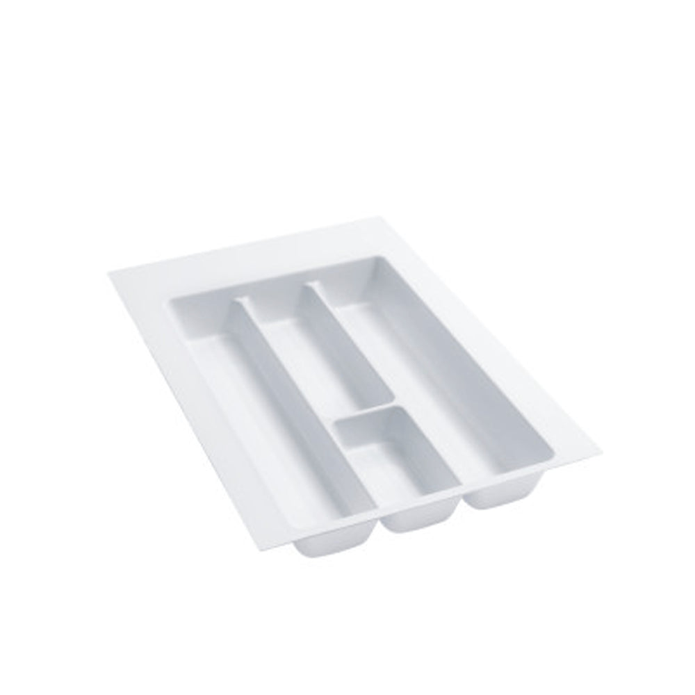Rev-A-Shelf GUT-18W-52 Plastic Compartment Utility Tray Insert Organizer, White