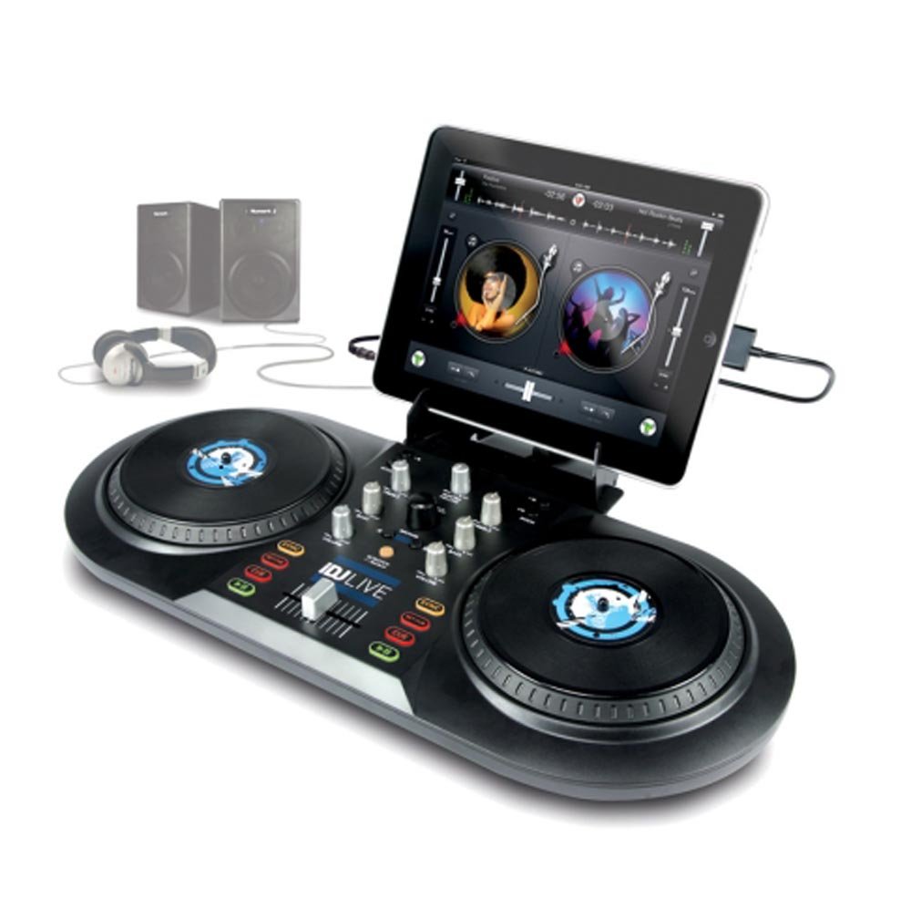 Numark iDJ Live Dual Deck DJ Software Controller For iPad, iPhone, or iPod