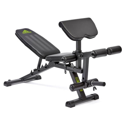 adidas Full Body Fitness Performance Training Weight Bench with Scan to Train