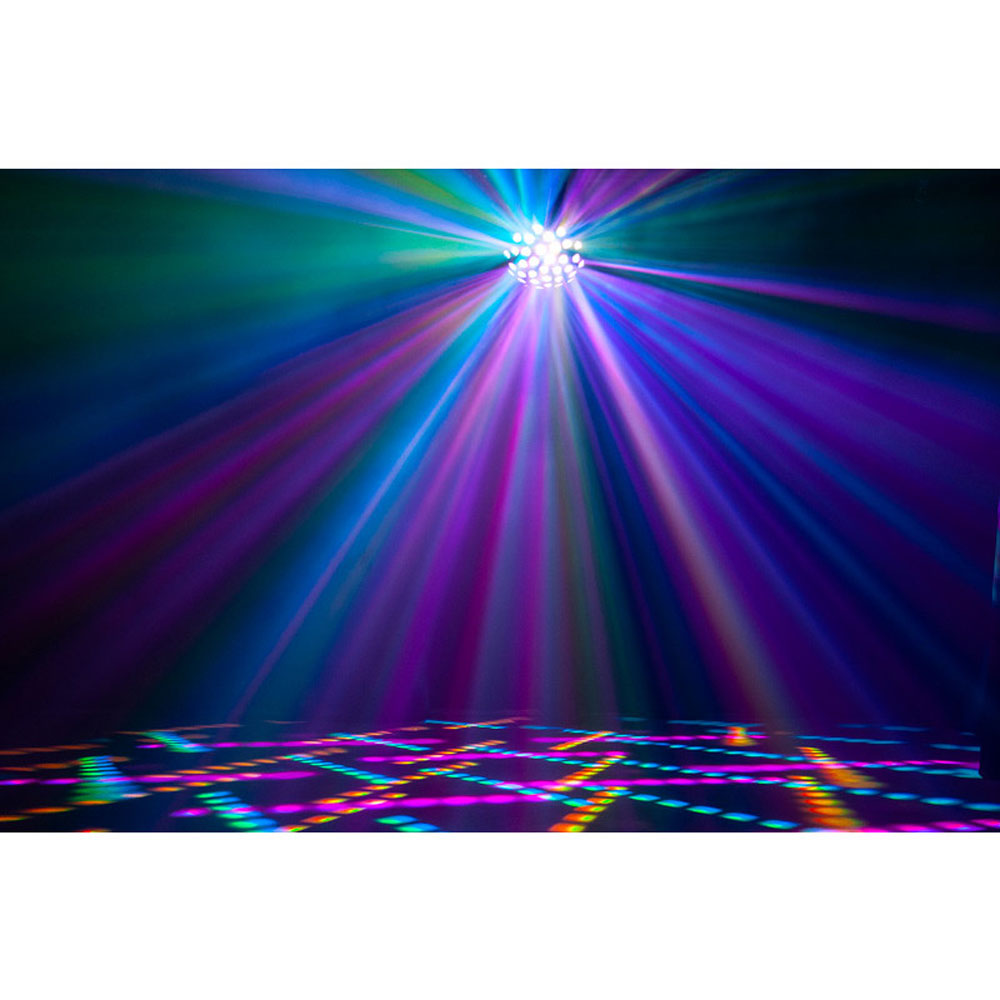 ADJ Contour Mirror Ball Multi Color DJ Dance Floor Party Light Fixture (4 Pack)