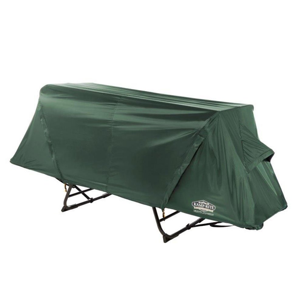 Kamp-Rite Gray Folding Tent Cot for Person & Green Folding Tent Cot for 1 Person