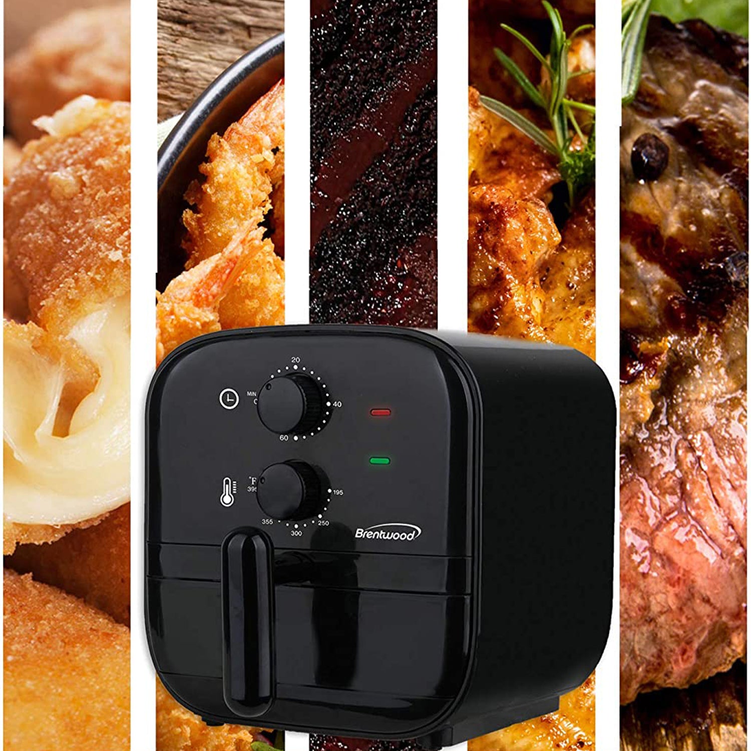 Brentwood 1 Quart Electric Countertop Air Fryer w/ Temperature Control & Timer