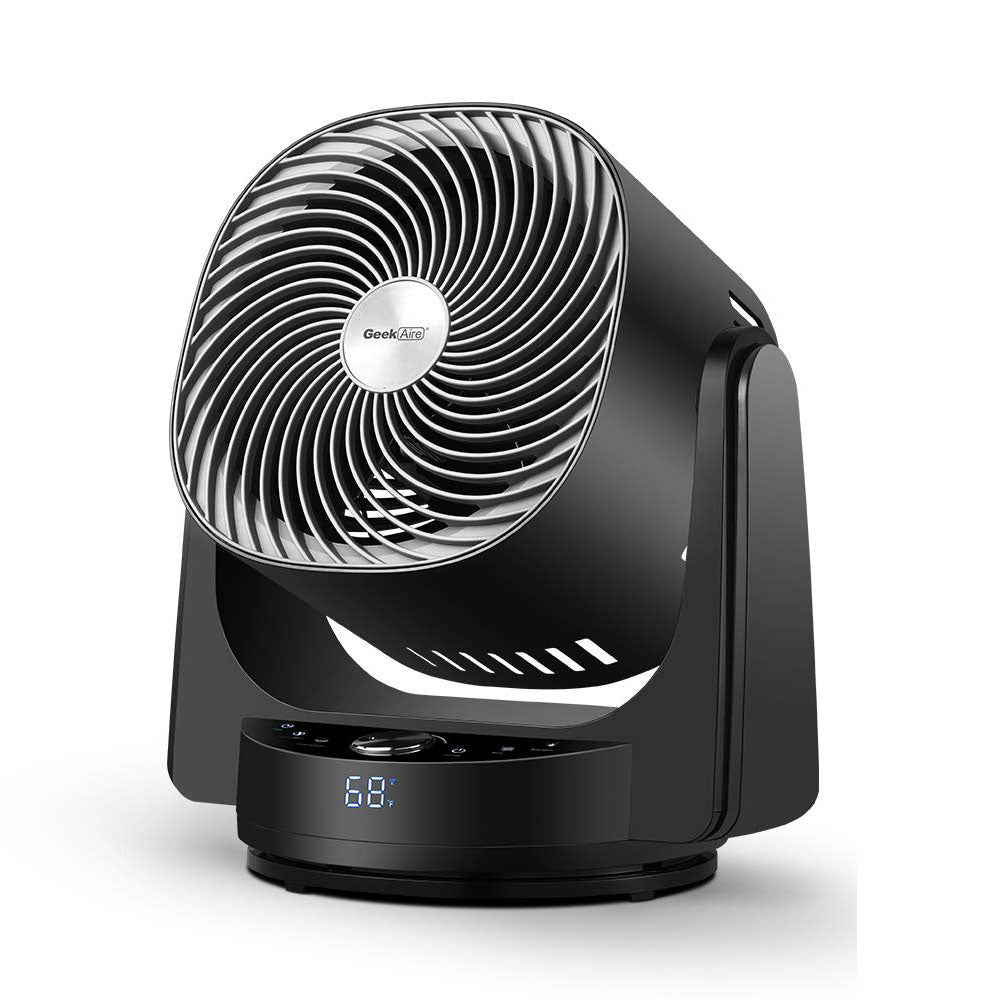 Geek Aire AF1S 8 Inch Indoor Desk Floor Oscillating Fan (Certified Refurbished)