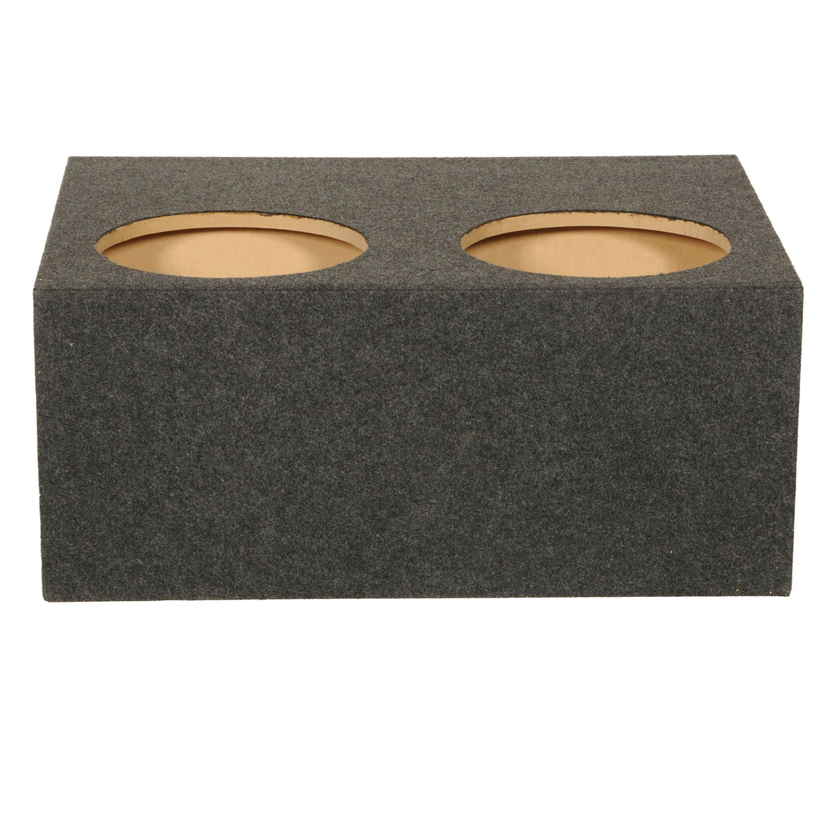 QPower 4 Hole 12 Inch Enclosure and Pyle PLPW12D 1600 Watt Subwoofer (2 Pack)